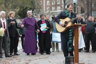 Long Island shelter rally bishops
