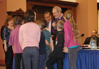 Gates with children Diocesan Convention 2015