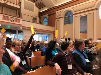 Diocesan Convention 2017 voting