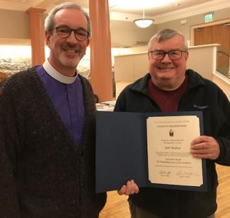 Congregational Consultant of the Year 2018 Bob Malone