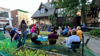 CRECHE 2022 Pentecost picnic at Emmanuel House in Allston