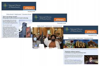 2023 E-newsletter display