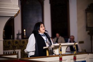 Bishop Carol Gallagher at 2023 Lantern Service