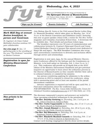 2023 FYI newsletter graphic