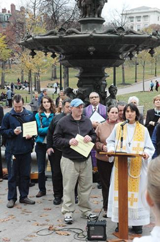 Long Island shelter rally Rathbone