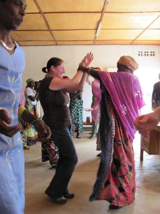 Rwanda pilgrims at Nyamata 2012