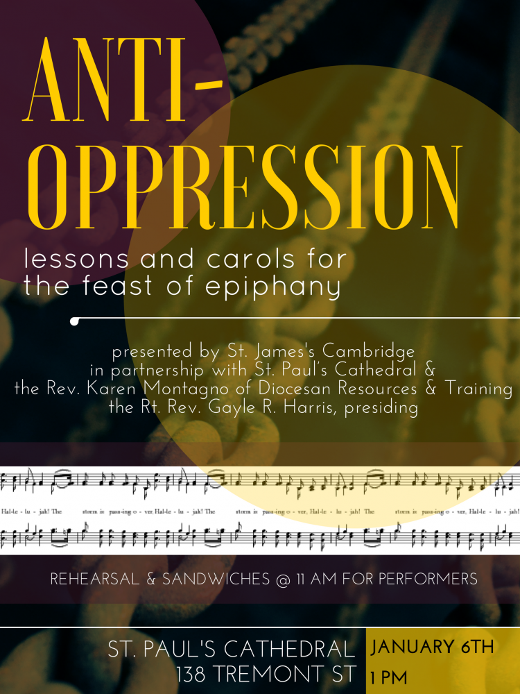 Anti-Oppression Lessons and Carols 2018