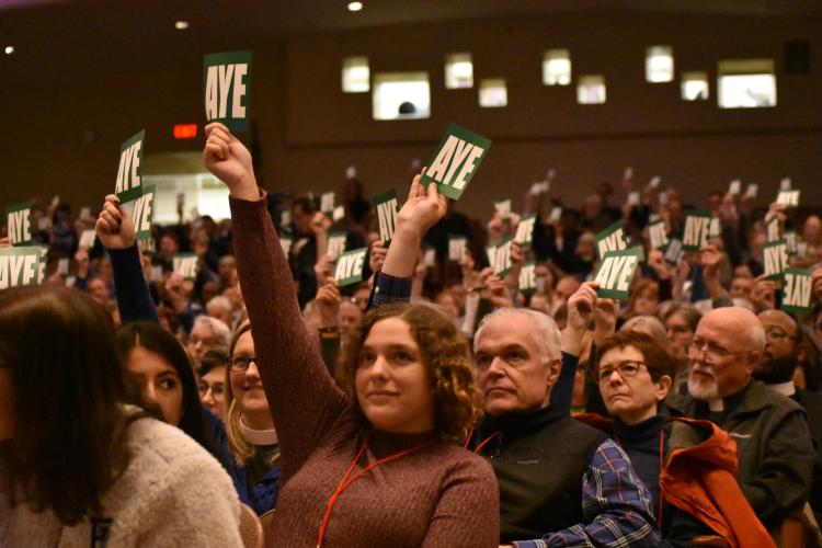 2019 Diocesan Convention takes a vote