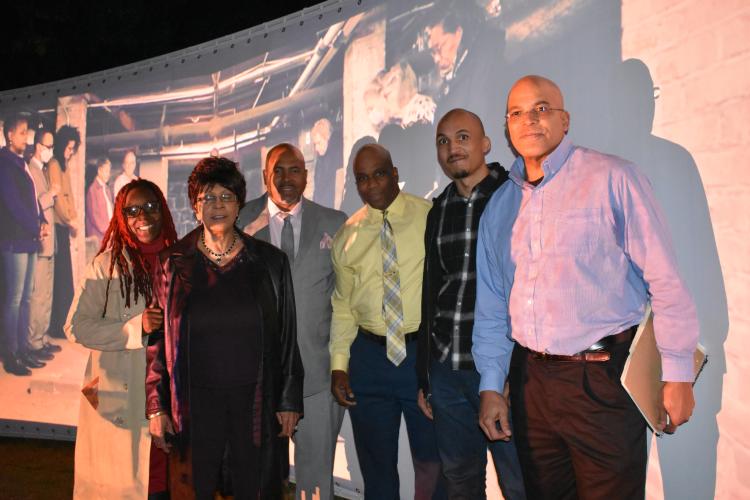 Darby Vassall descendientes de la familia Roberta Wolff Platt en Christ Church Cambridge proyección de cine