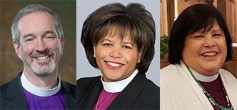 Bishop Alan Gates, Bishop Gayle Harris, Bishop Carol Gallagher