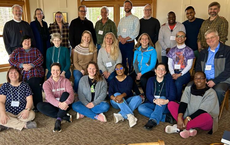 2024 postulants and candidates for ordination retreat group photo