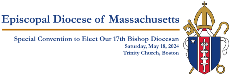2024 Bishop Electing Convention graphic with diocesan seal