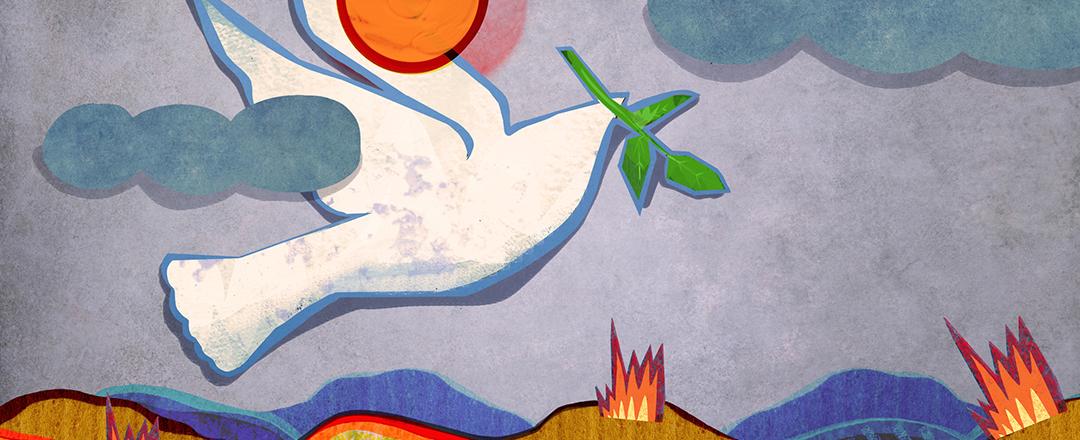 Peace dove graphic: iStock/Dusan Stankovic