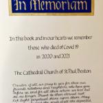 covid-19 memorial book