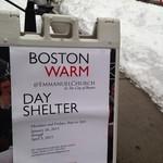 BostonWarm update:  Day shelters extended into April