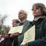 "Homeless on top of homeless":  Religious leaders rally for adequate re-housing of Long Island shelter refugees