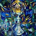 New stained glass window completes cathedral's Chapel of St. John the Evangelist