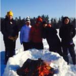 Winter campers report "snow much fun"